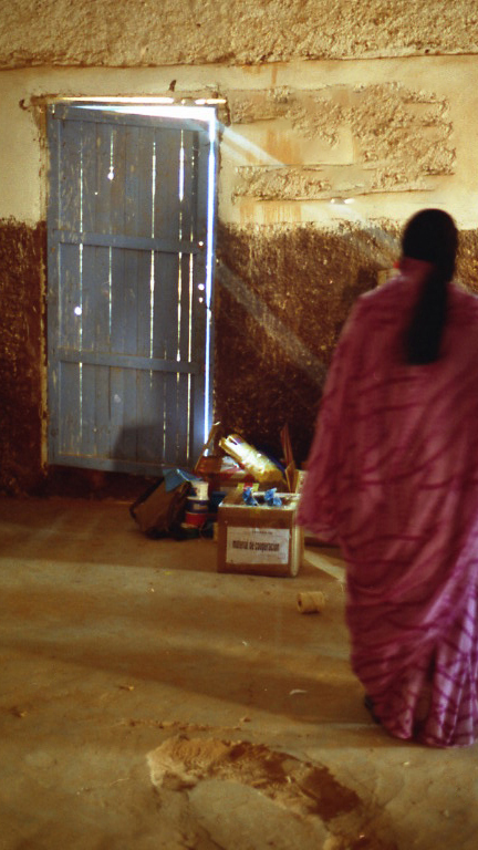 Only Brick Building in the Camp